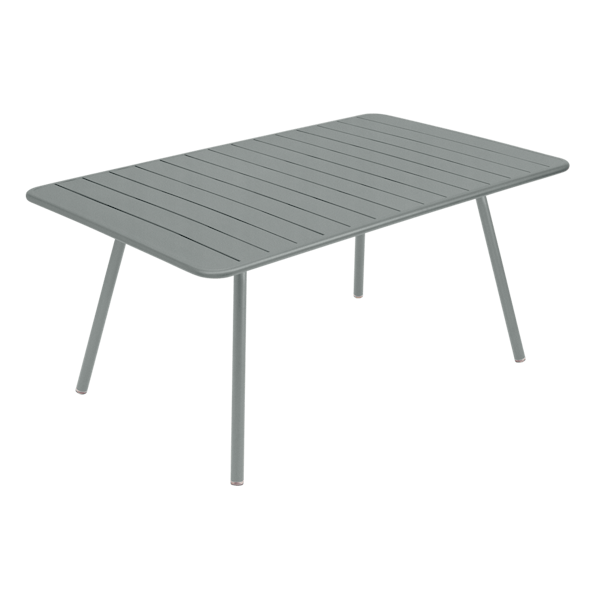 Luxembourg Outdoor Dining Table 165 x 100cm By Fermob in Lapilli Grey