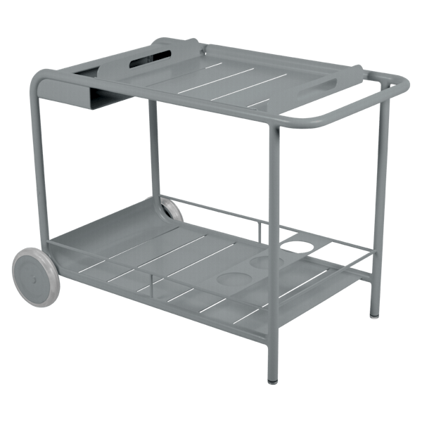 Luxembourg Outdoor Bar Trolley By Fermob in Lapilli Grey