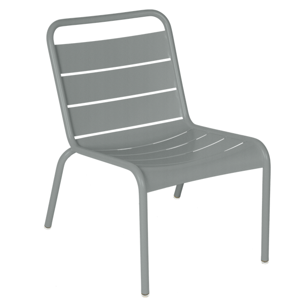 Luxembourg Outdoor Lounge Chair By Fermob in Lapilli Grey