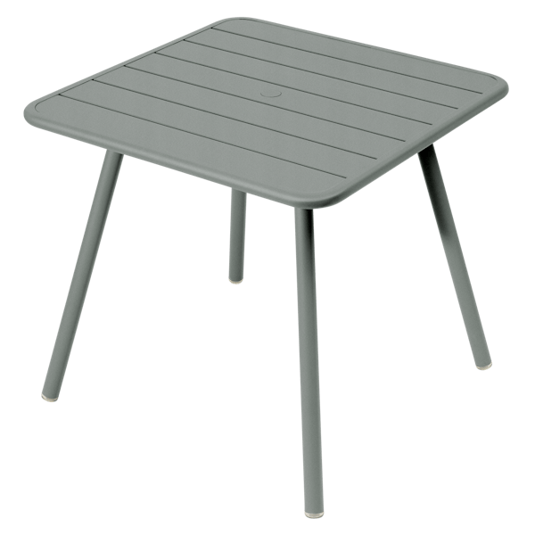 Luxembourg Outdoor Dining Table 80 x 80cm By Fermob in Lapilli Grey