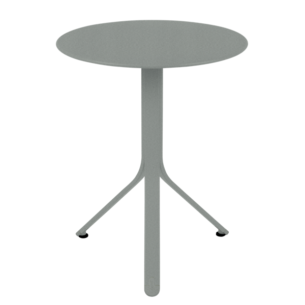 Rest'o Cafe Outdoor Round Table 60cm By Fermob in Lapilli Grey