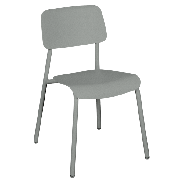 Studie Outdoor Dining Chair By Fermob in Lapilli Grey