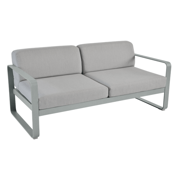Bellevie 2 Seater Outdoor Sofa By Fermob in Lapilli Grey