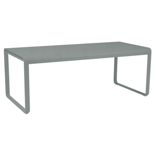 Bellevie Outdoor Dining Table 196 x 90cm By Fermob in Lapilli Grey