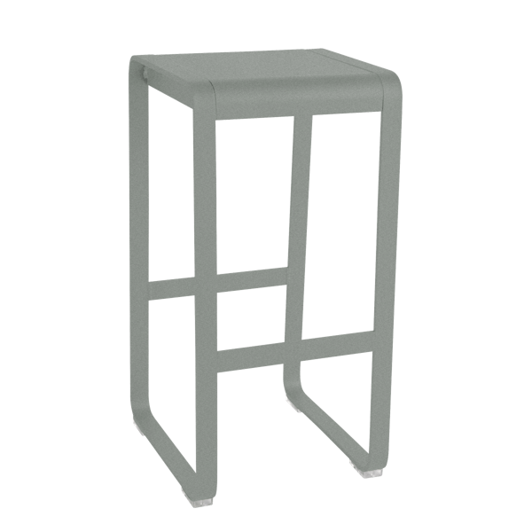 Bellevie Outdoor Bar Stool By Fermob in Lapilli Grey