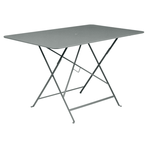 Bistro Outdoor Folding Table Rectangle 117 x 77cm By Fermob in Lapilli Grey