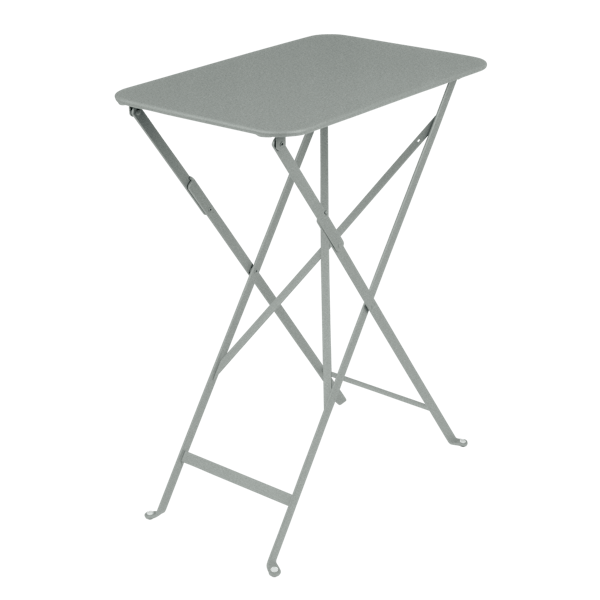Bistro Outdoor Folding Table Rectangle 57 x 37cm By Fermob in Lapilli Grey