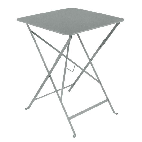 Bistro Outdoor Folding Table Square 57 x 57cm By Fermob in Lapilli Grey