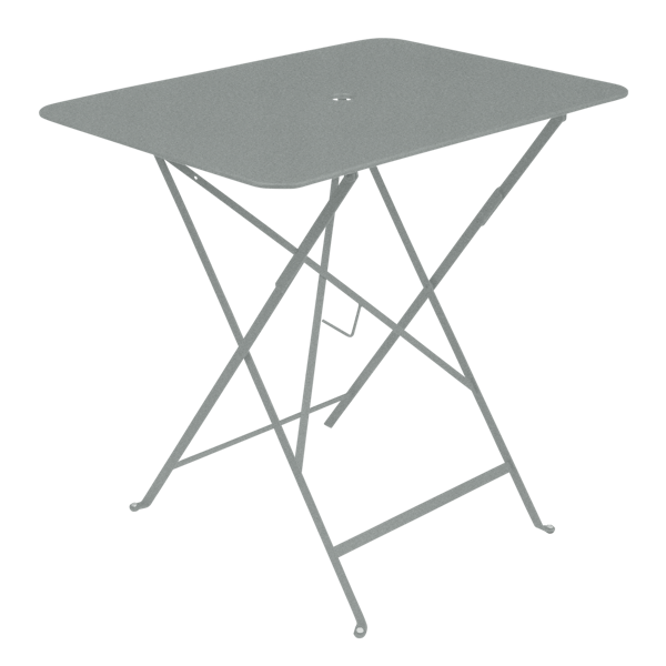 Bistro Outdoor Folding Table Rectangle 77 x 57cm By Fermob in Lapilli Grey