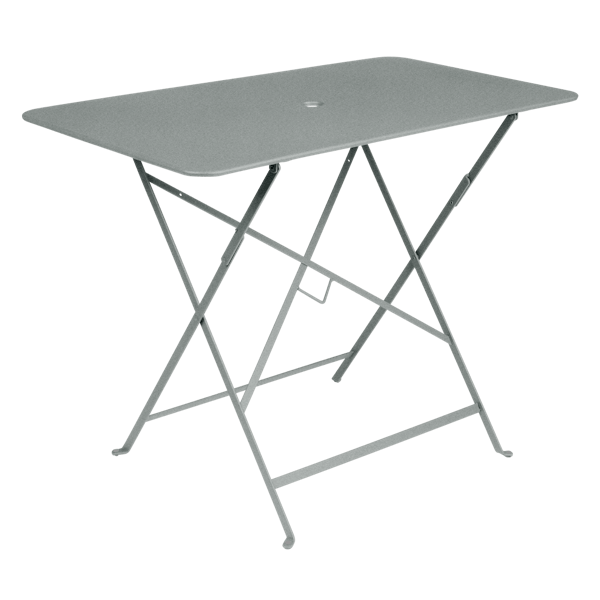 Bistro Outdoor Folding Table Rectangle 97 x 57cm By Fermob in Lapilli Grey