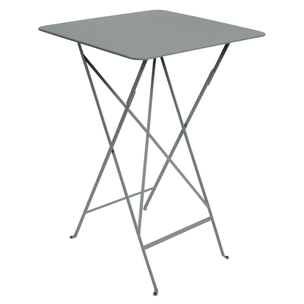 Bistro Outdoor Folding High Table 71 x 71cm By Fermob in Lapilli Grey