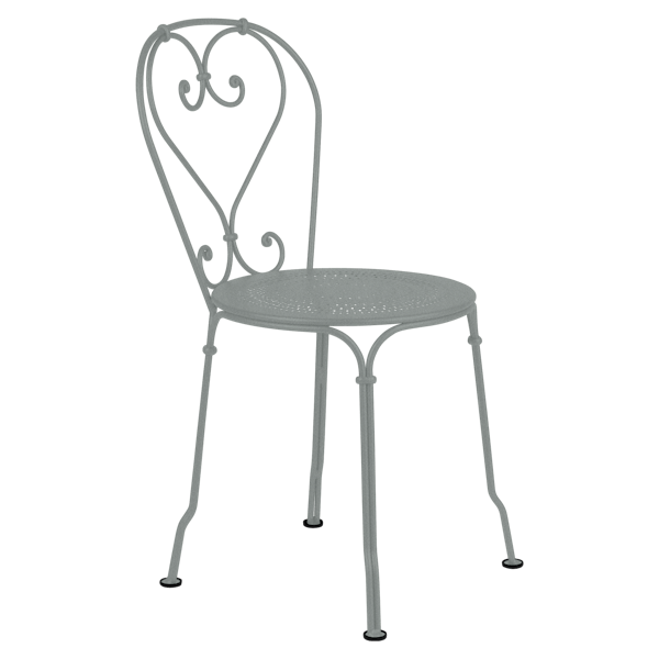 1900 Garden Dining Chair By Fermob in Lapilli Grey