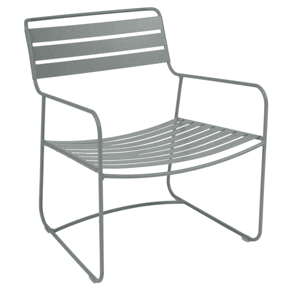 Surprising Outdoor Casual Armchair By Fermob in Lapilli Grey