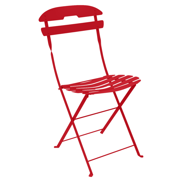 La Mome Outdoor Folding Chair By Fermob in Poppy