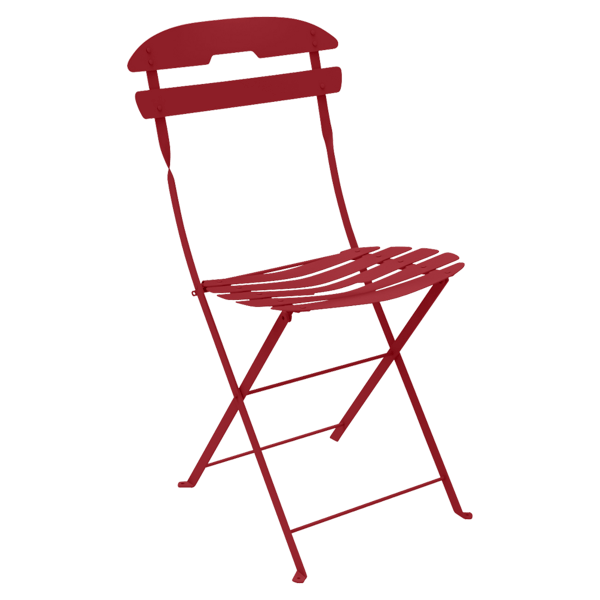 La Mome Outdoor Folding Chair By Fermob in Chilli