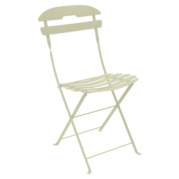 La Mome Outdoor Folding Chair By Fermob in Willow Green