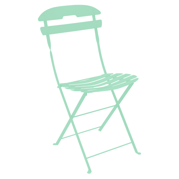 La Mome Outdoor Folding Chair By Fermob in Opaline Green