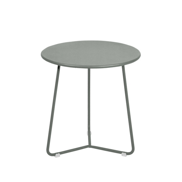 Cocotte Outdoor Metal Occasional Table By Fermob in Lapilli Grey