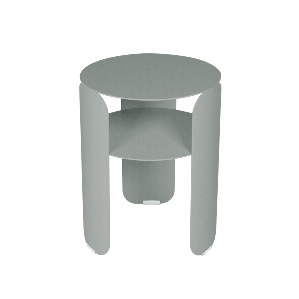 Bebop Outdoor Side Table 35cm By Fermob in Lapilli Grey
