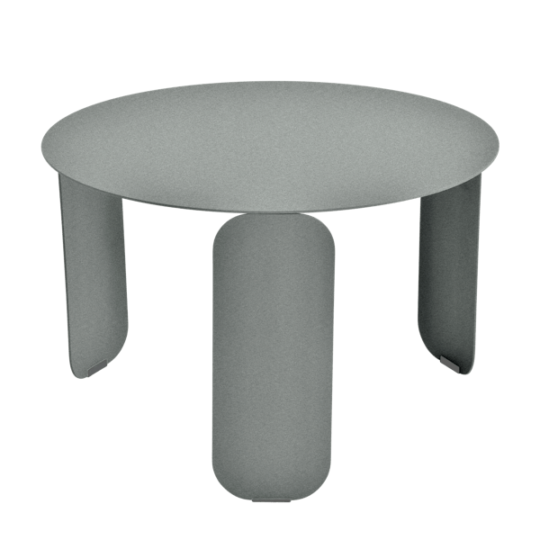 Bebop Low Table Round 60cm By Fermob in Lapilli Grey