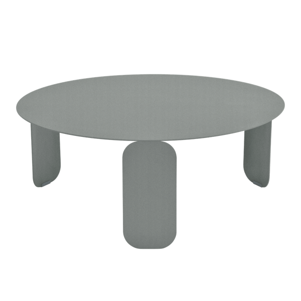 Bebop Low Table Round 80cm By Fermob in Lapilli Grey