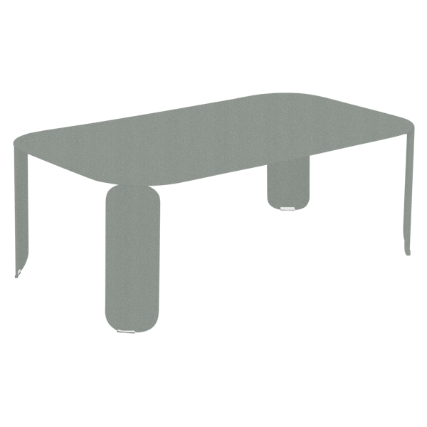 Bebop Low Table 120 x 70cm - 42 cm High By Fermob in Lapilli Grey