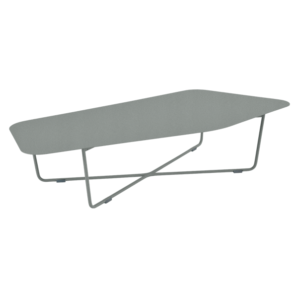 Ultrasofa Outdoor Coffee Low Table By Fermob in Lapilli Grey