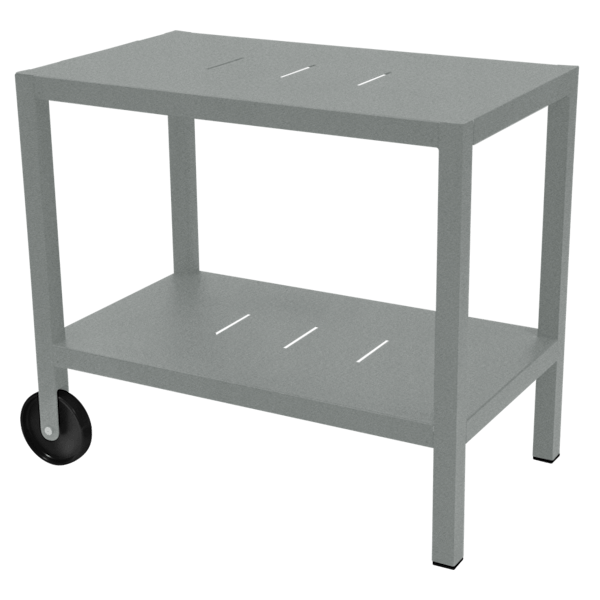 Quiberon Outdoor Side Bar Table By Fermob in Lapilli Grey