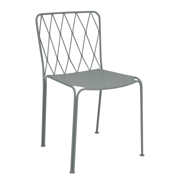 Kintbury Outdoor Dining Chair By Fermob in Lapilli Grey