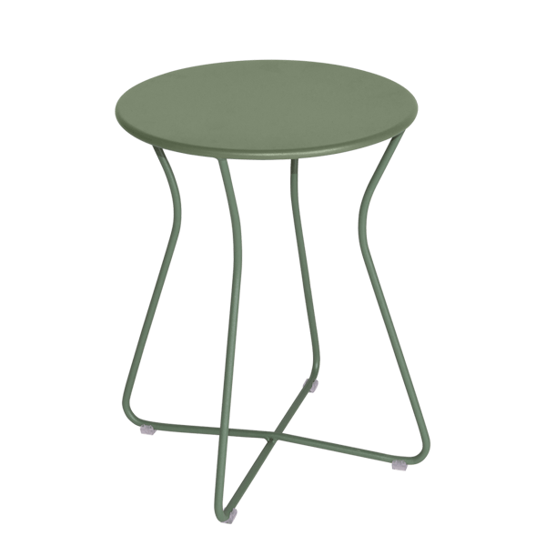 Cocotte Outdoor Metal Stool 45cm By Fermob in Cactus