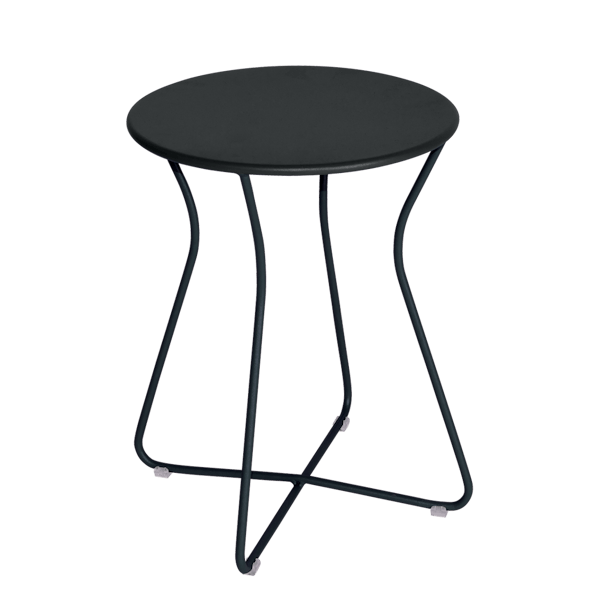 Cocotte Outdoor Metal Stool 45cm By Fermob in Anthracite