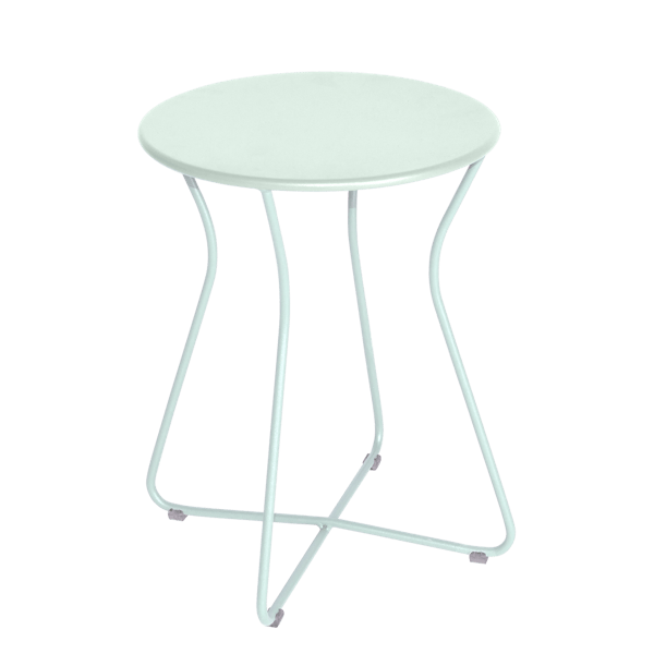Cocotte Outdoor Metal Stool 45cm By Fermob in Ice Mint