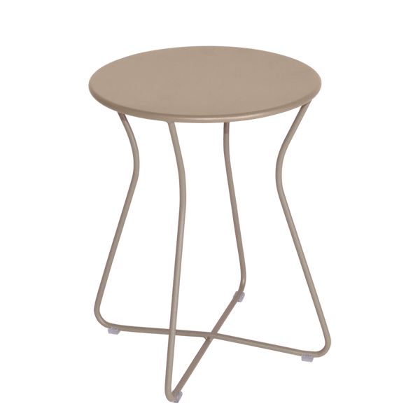 Cocotte Outdoor Metal Stool 45cm By Fermob in Nutmeg