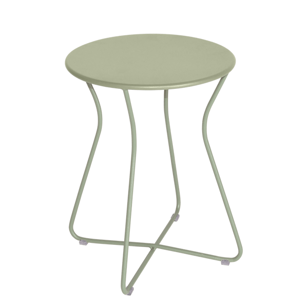 Cocotte Outdoor Metal Stool 45cm By Fermob in Willow Green