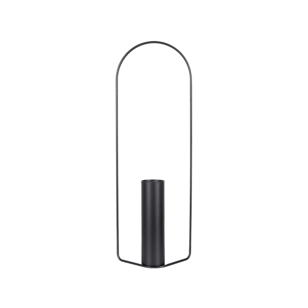 Itac Cylindrical Metal Vase 76cm By Fermob in Anthracite