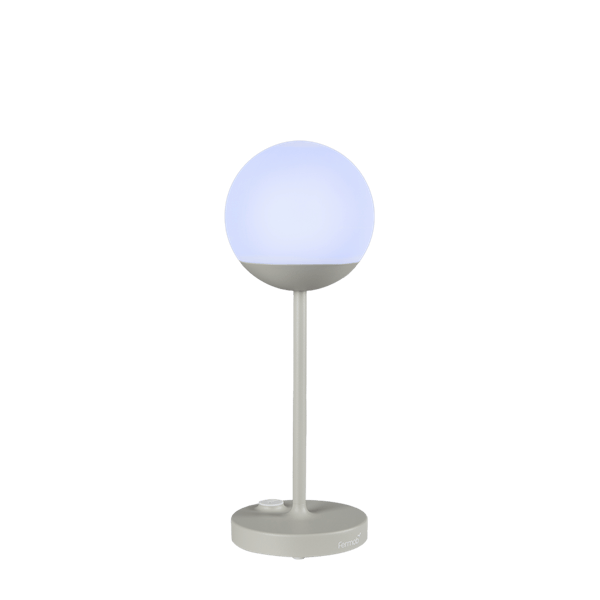 Mooon! Outdoor Portable Table Lamp By Fermob in Clay Grey