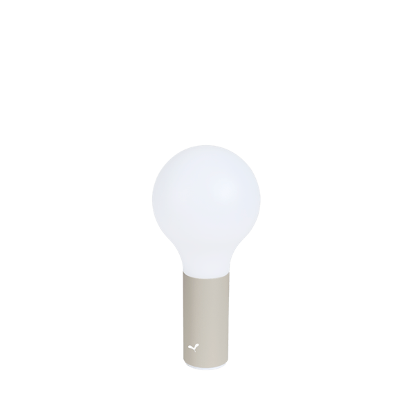 Aplo Outdoor Portable Lamp 24cm By Fermob in Clay Grey