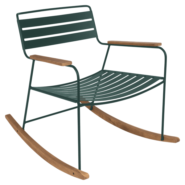 Surprising Outdoor Rocking Chair By Fermob in Storm Grey