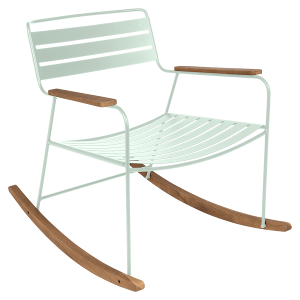 Surprising Outdoor Rocking Chair By Fermob in Ice Mint