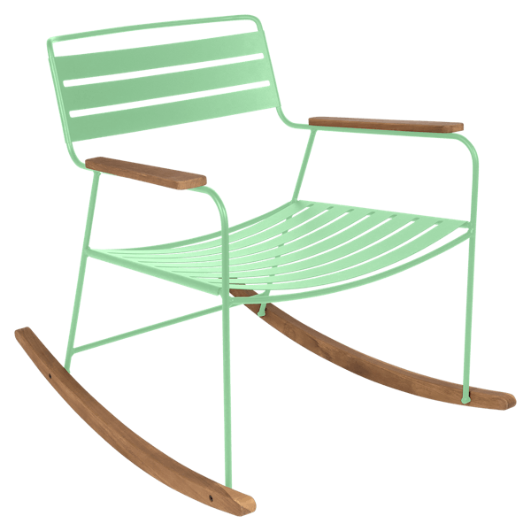 Surprising Outdoor Rocking Chair By Fermob in Opaline Green