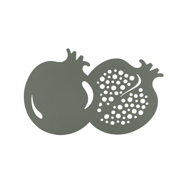Pomegranate Outdoor Trivet By Fermob in Rosemary