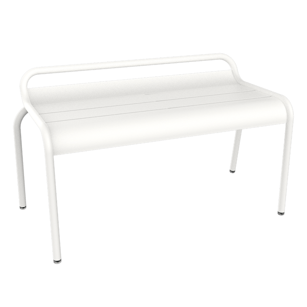 Luxembourg Compact Dining Bench By Fermob in Cotton White