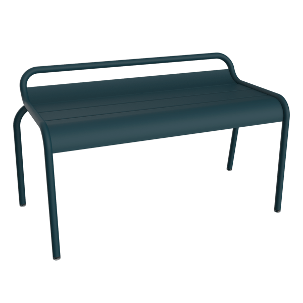 Luxembourg Compact Dining Bench By Fermob in Acapulco Blue