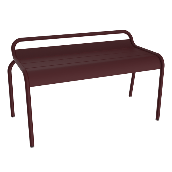 Luxembourg Compact Dining Bench By Fermob in Black Cherry