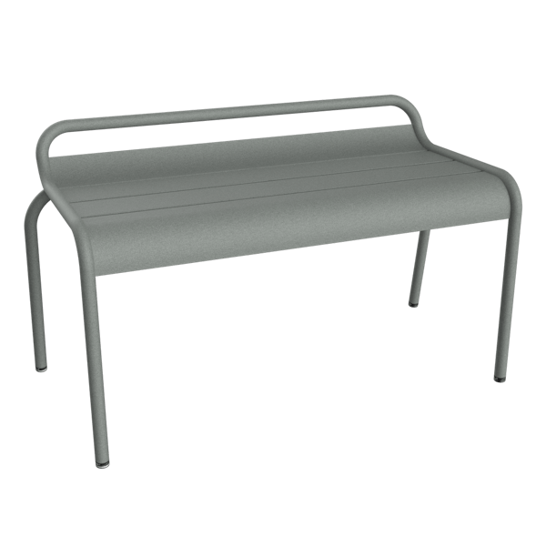 Luxembourg Compact Dining Bench By Fermob in Lapilli Grey