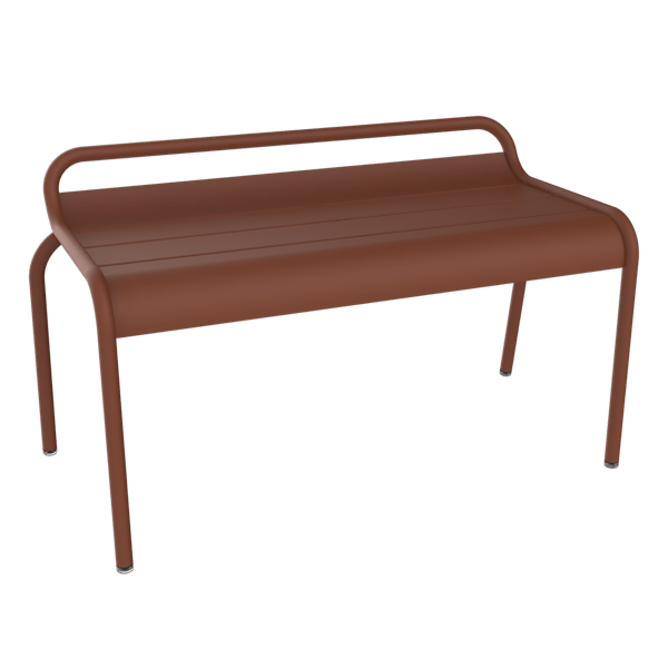 Luxembourg Compact Dining Bench By Fermob in Red Ochre