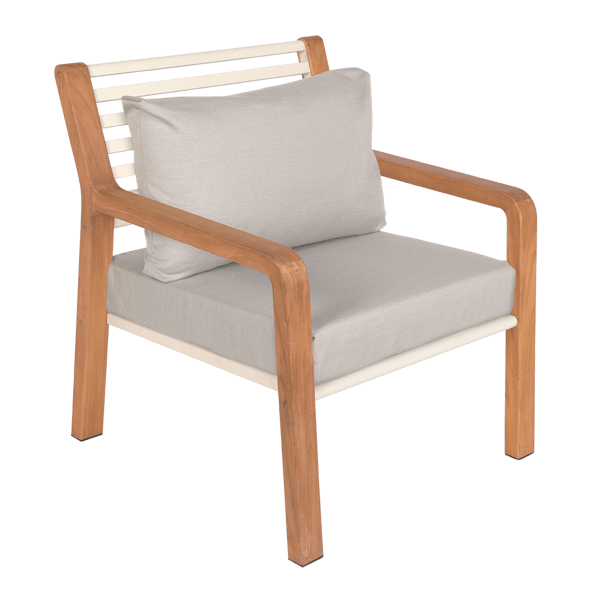 Somerset Outdoor Armchair By Fermob in Clay Grey