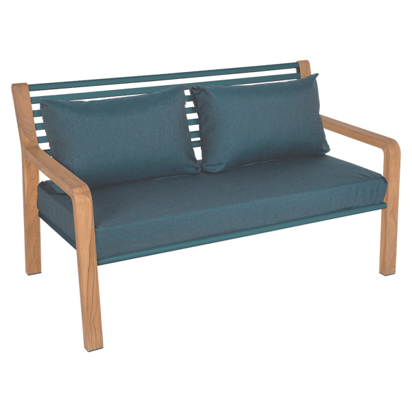 Somerset 2 Seater Outdoor Sofa By Fermob in Acapulco Blue
