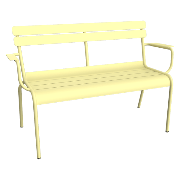 Luxembourg Garden Bench By Fermob in Frosted Lemon