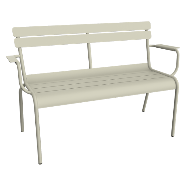 Luxembourg Garden Bench By Fermob in Clay Grey